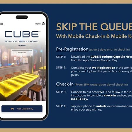 Cube Family Boutique Capsule Hotel At Chinatown Singapura Exterior foto